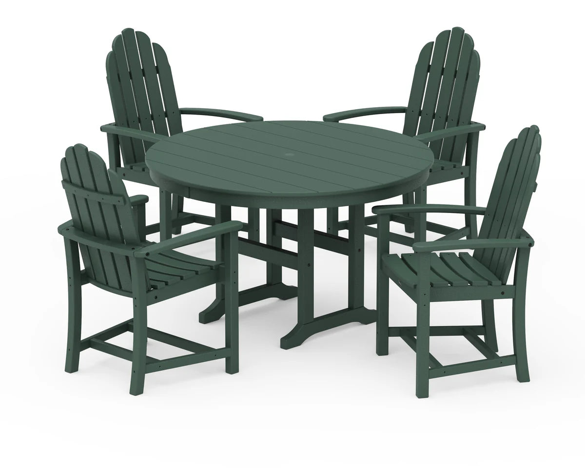 Cape Cod 5-Piece Round Dining Set