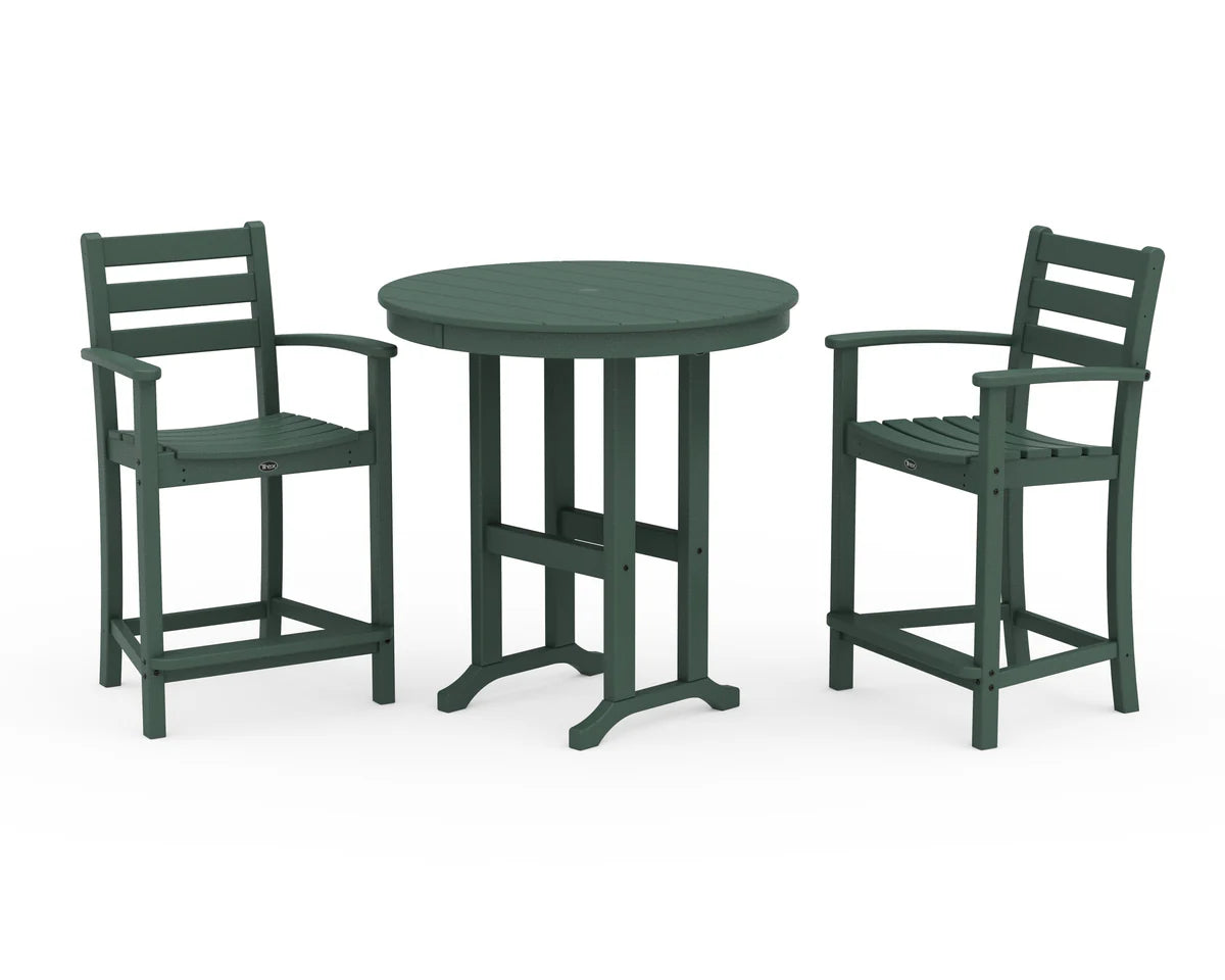 Monterey Bay 3-Piece Arm Chair Counter Set