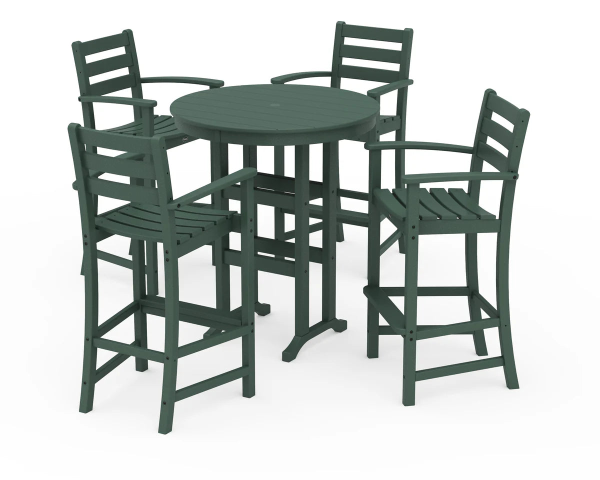 Monterey Bay 5-Piece Round Bar Set-36" Table
