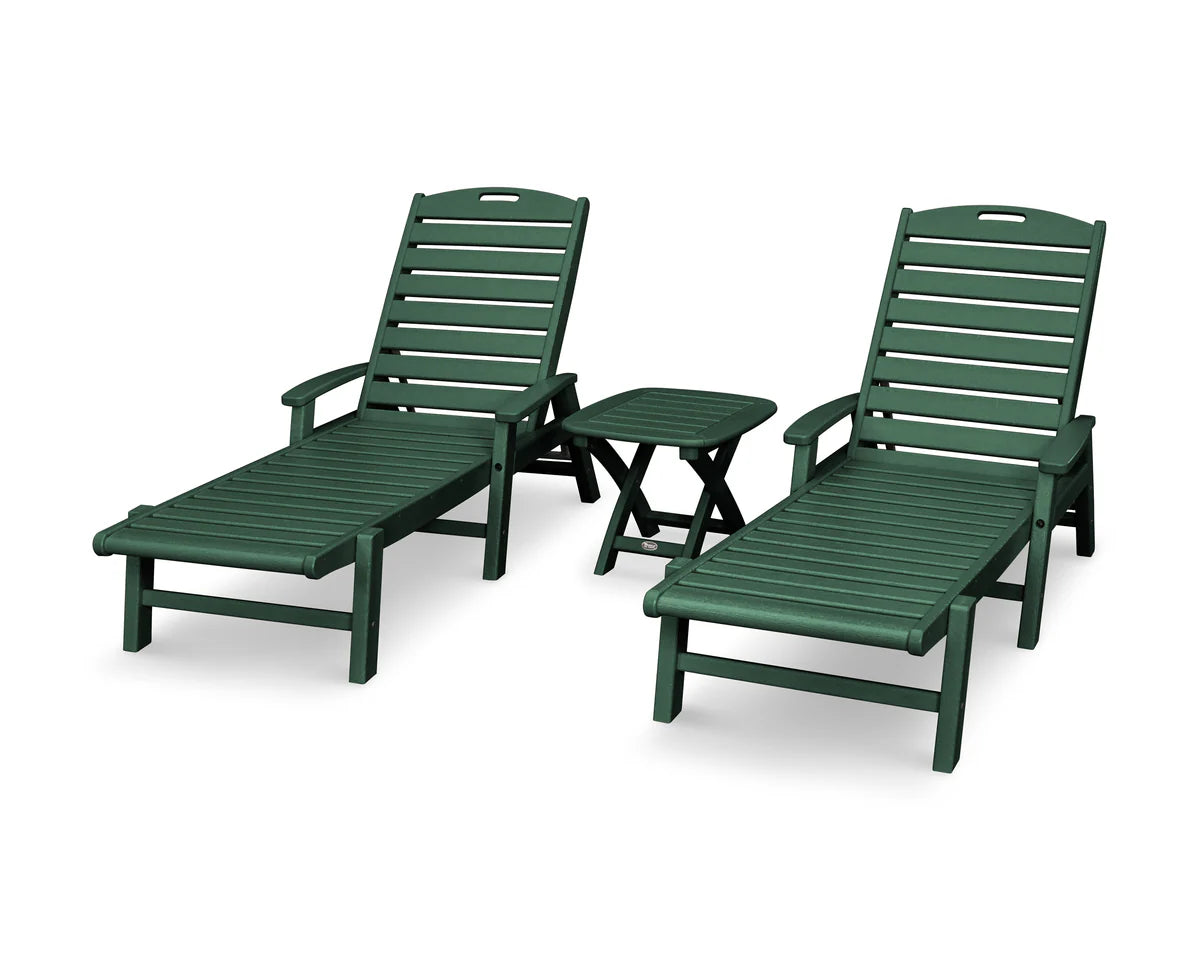 Yacht Club 3-Piece Chaise Set