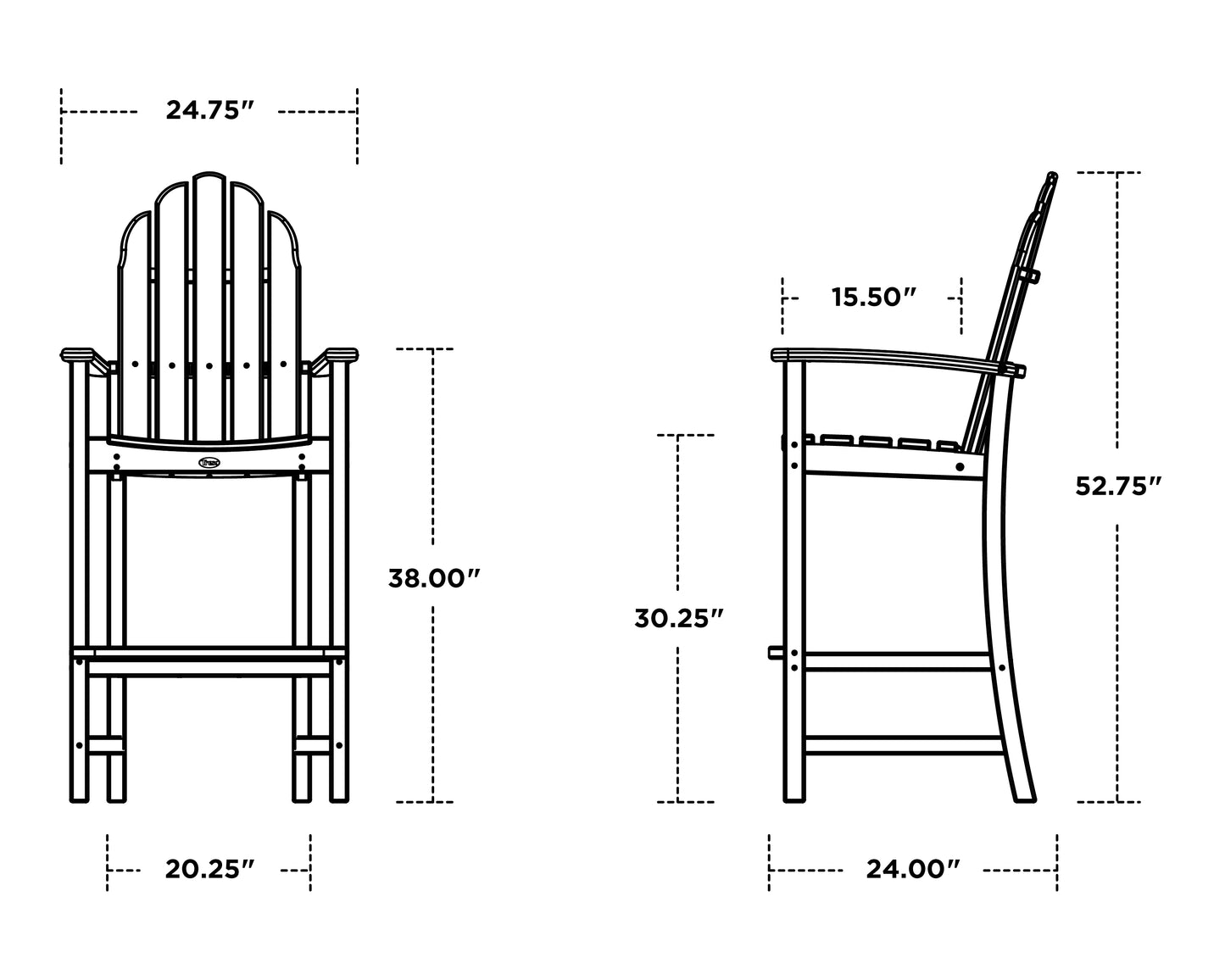 Cape Cod 5-Piece Round Bar Set