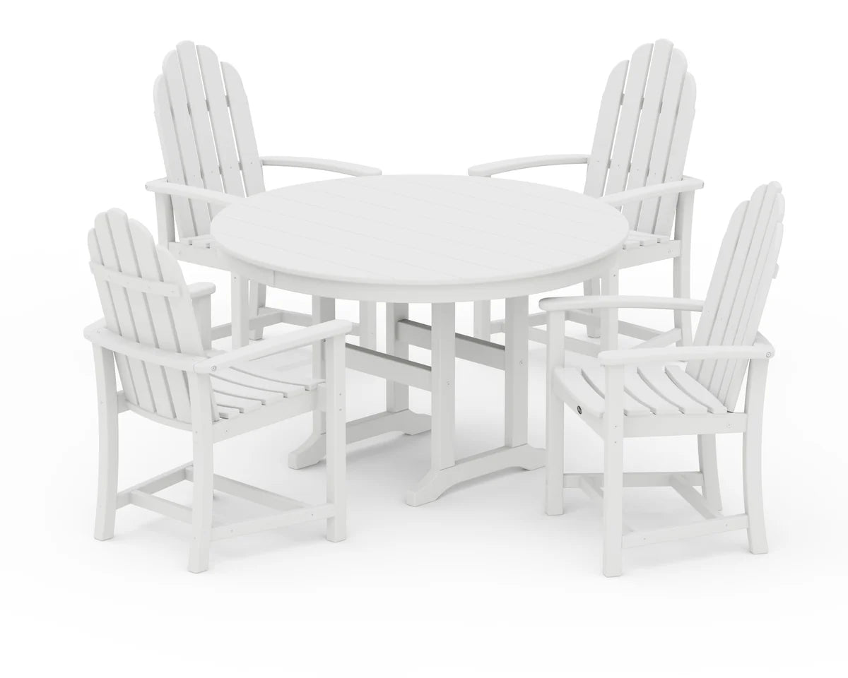 Cape Cod 5-Piece Round Dining Set