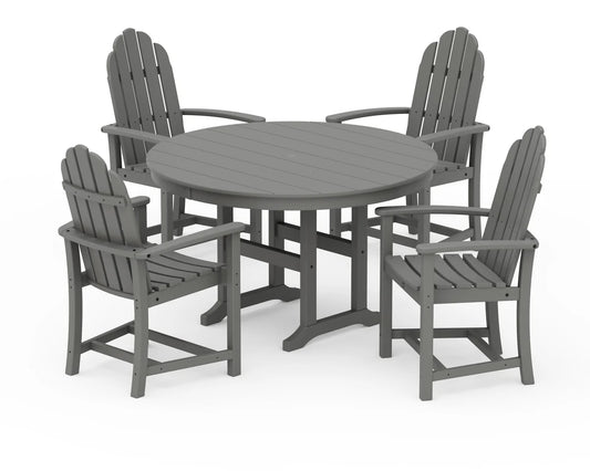Cape Cod 5-Piece Round Dining Set