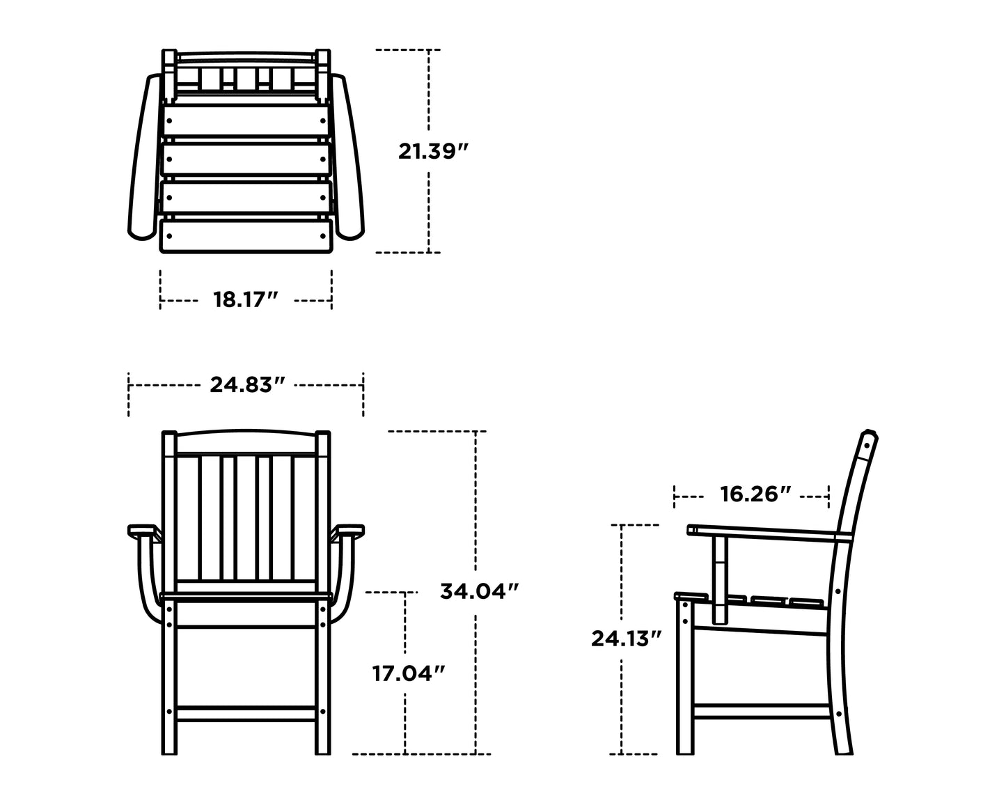 Cape Cod 5-Piece Round Farmhouse Dining Set