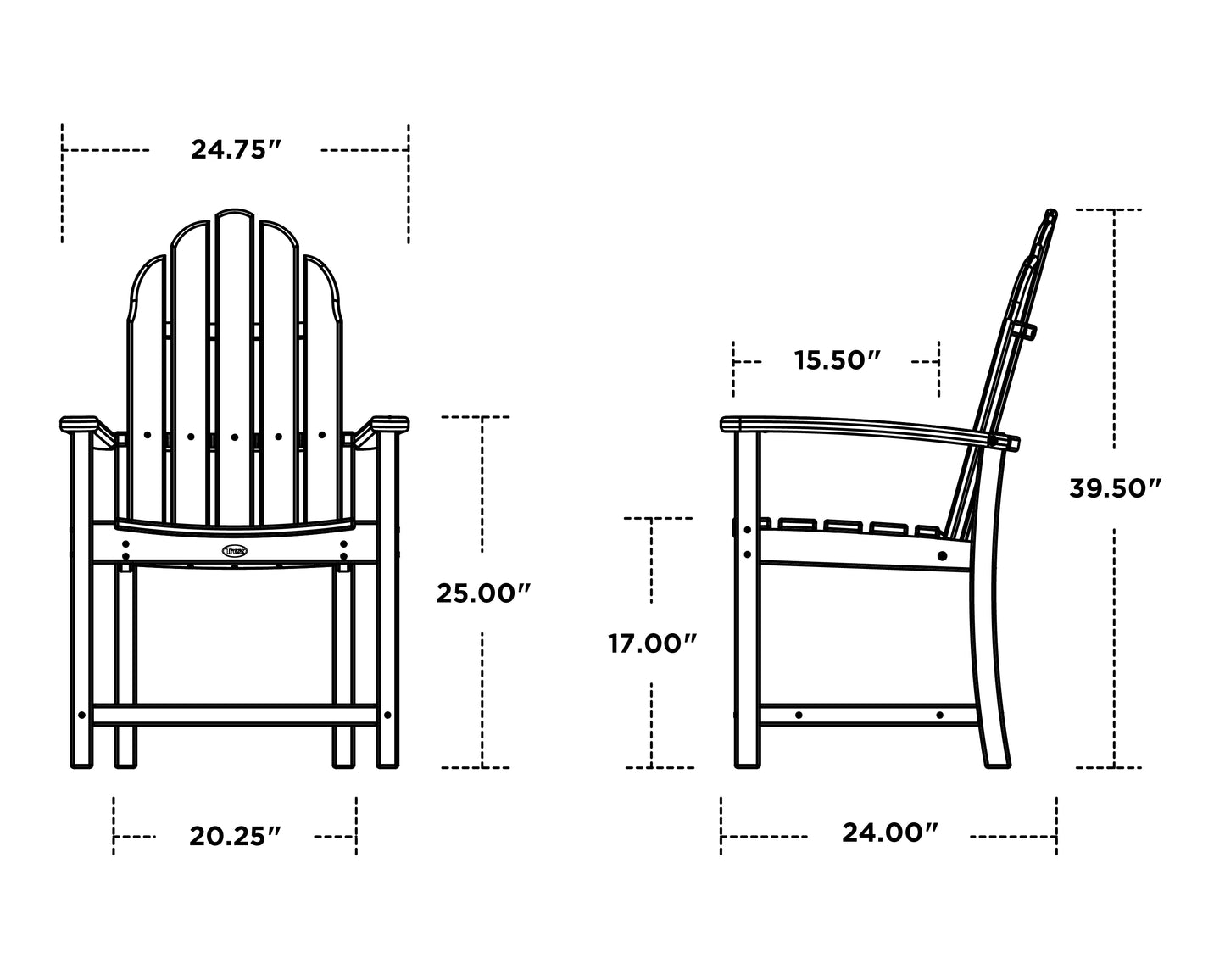 Cape Cod Adirondack 7-Piece Dining Set