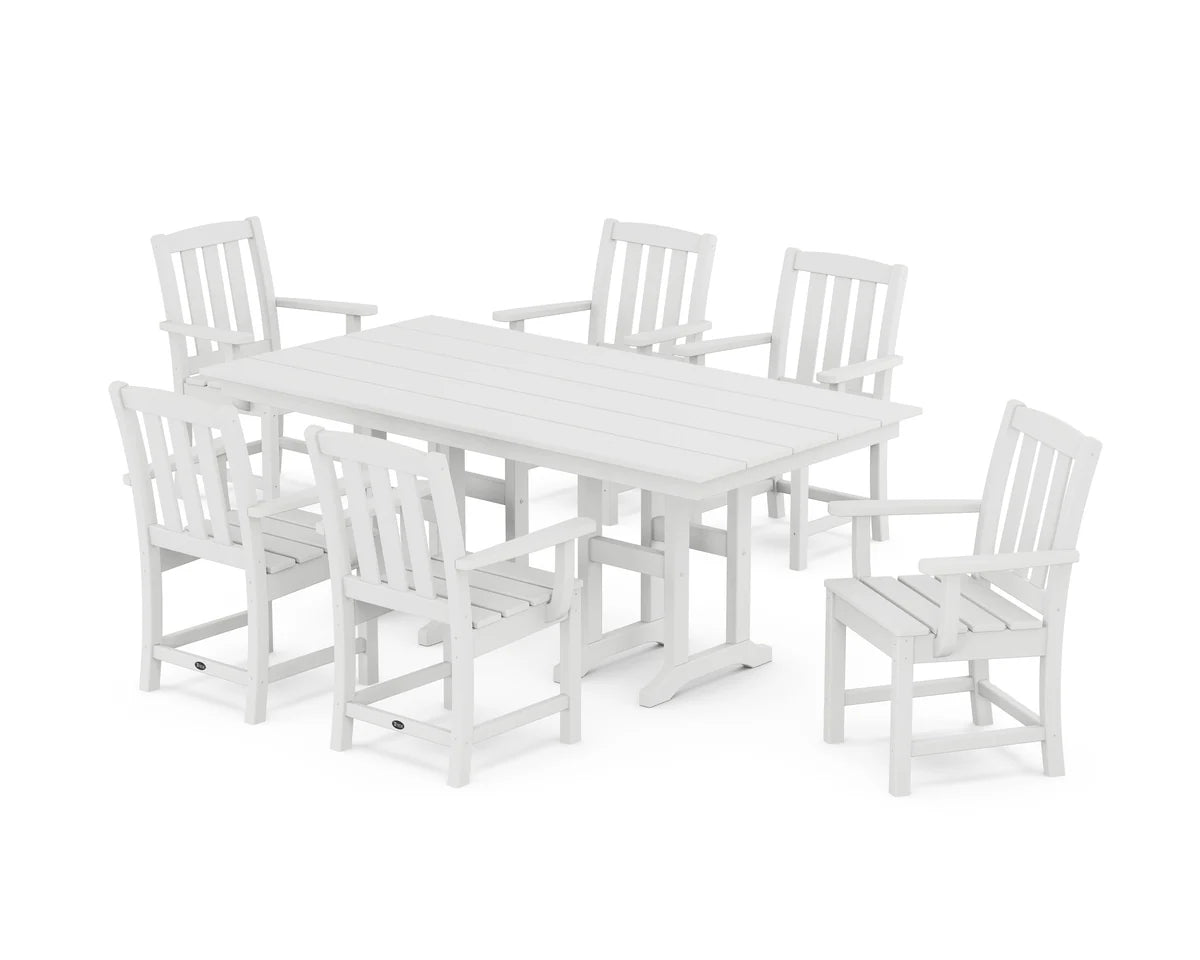 Cape Cod Arm Chair 7-Piece Farmhouse Dining Set