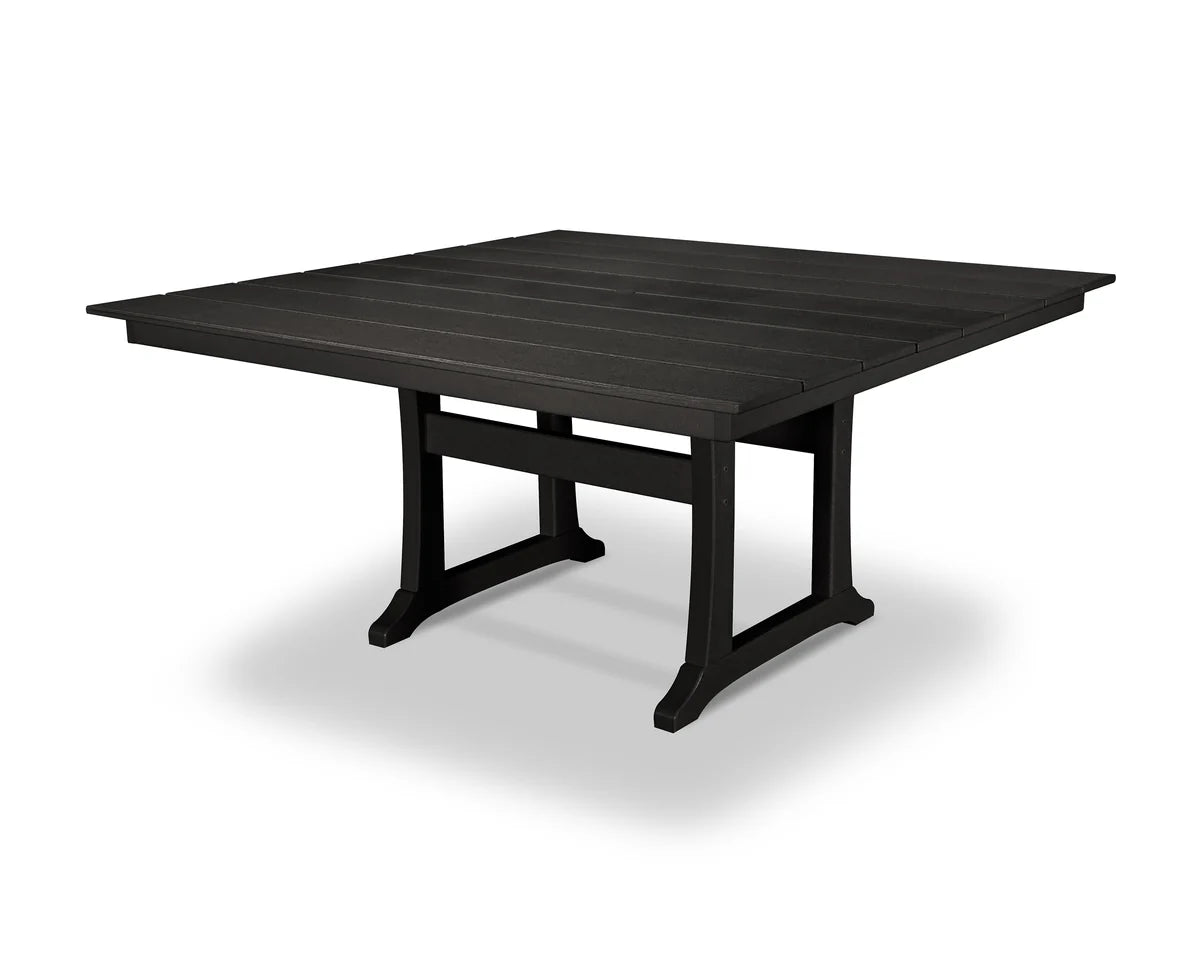 Farmhouse Trestle 59" Dining Table