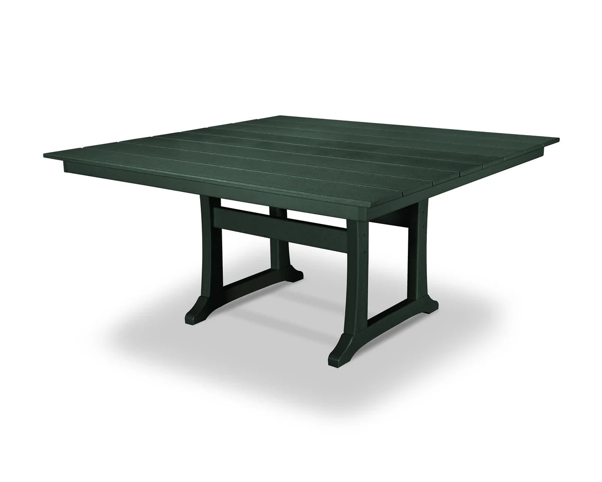 Farmhouse Trestle 59" Dining Table