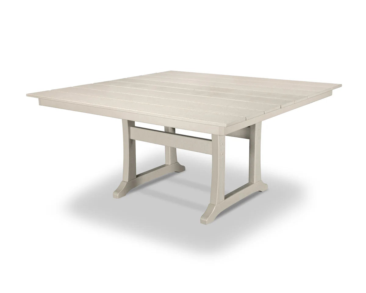 Farmhouse Trestle 59" Dining Table