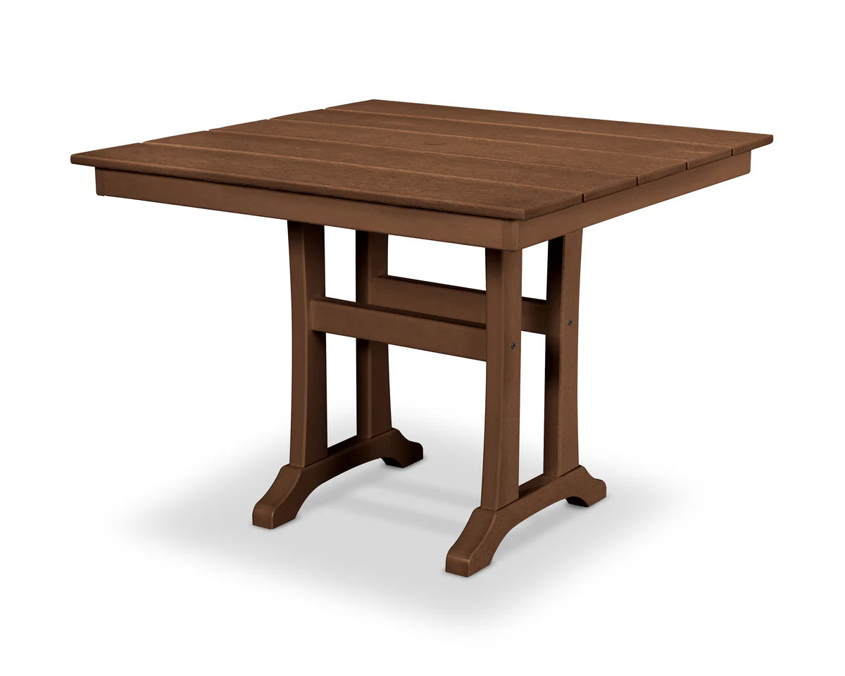 Farmhouse Trestle 37" Dining Table