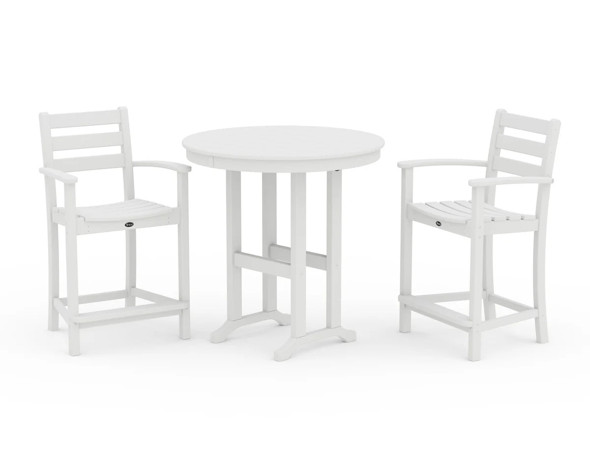 Monterey Bay 3-Piece Arm Chair Counter Set