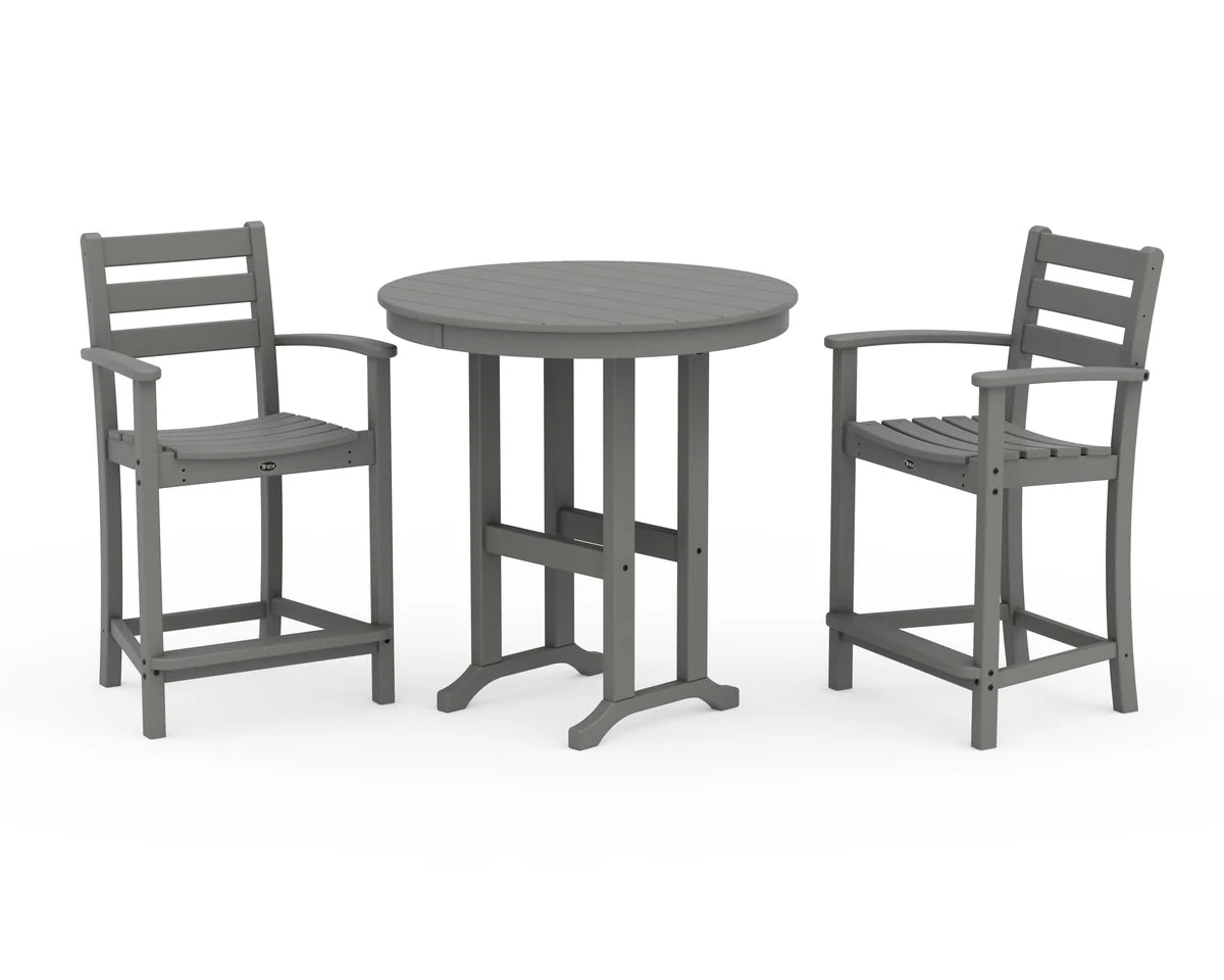 Monterey Bay 3-Piece Arm Chair Counter Set