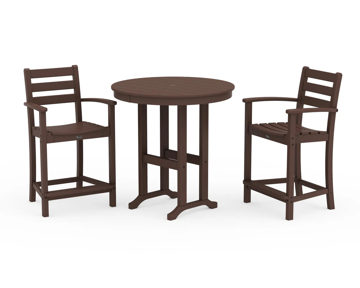 Monterey Bay 3-Piece Arm Chair Counter Set