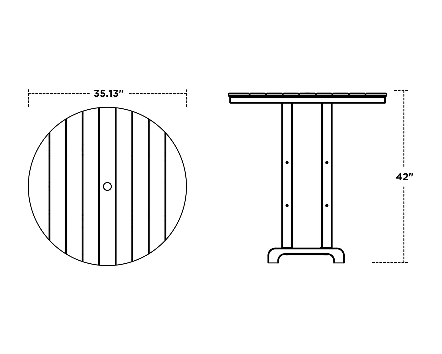 Monterey Bay 3-Piece Round Bar Set