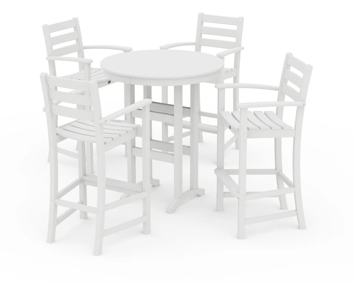 Monterey Bay 5-Piece Round Bar Set-36" Table