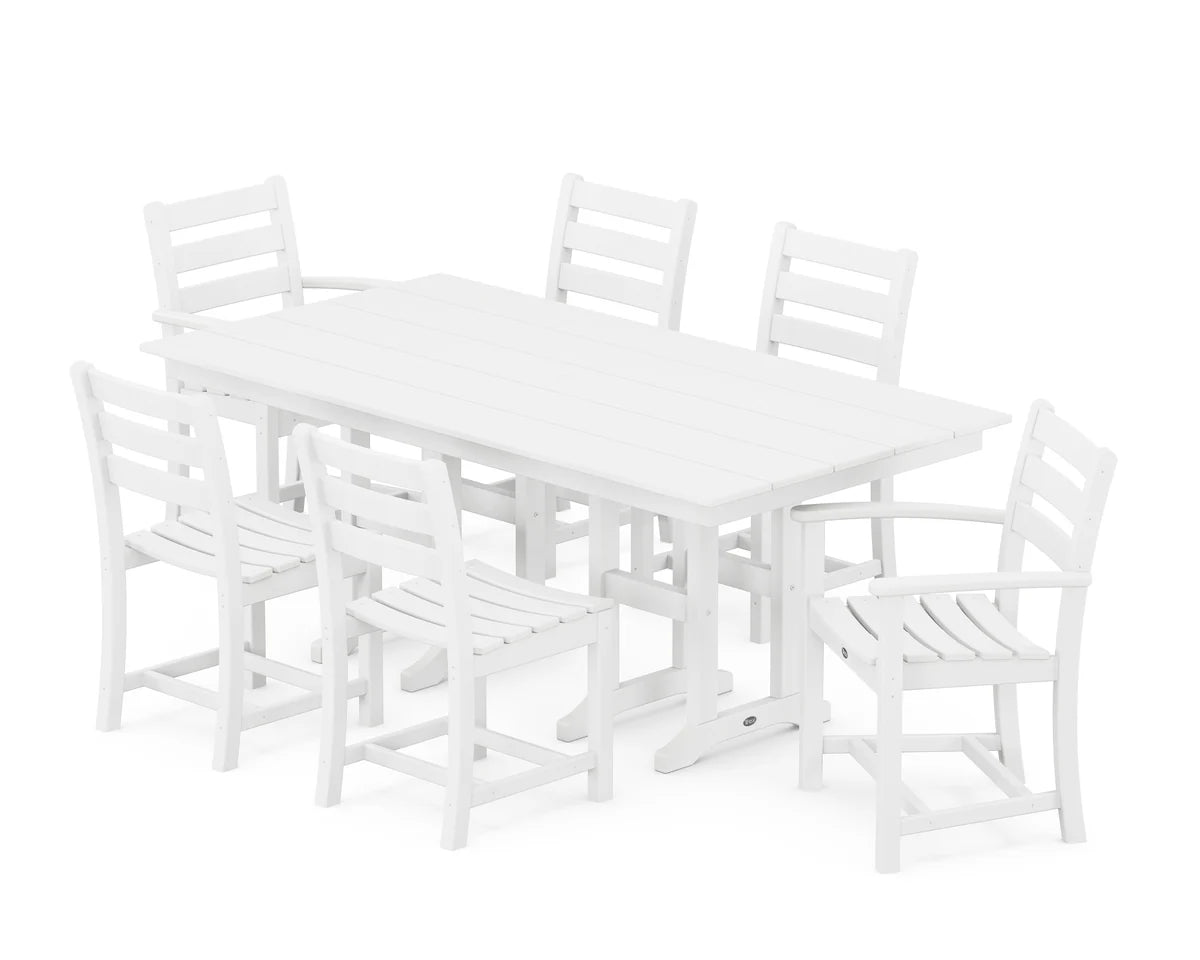 Monterey Bay 7-Piece Farmhouse Dining Set