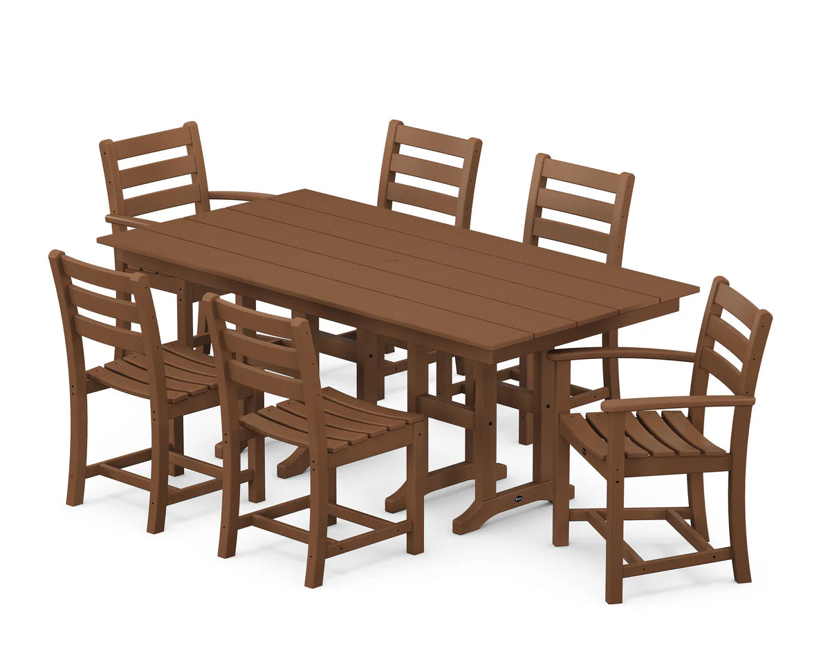Monterey Bay 7-Piece Farmhouse Dining Set