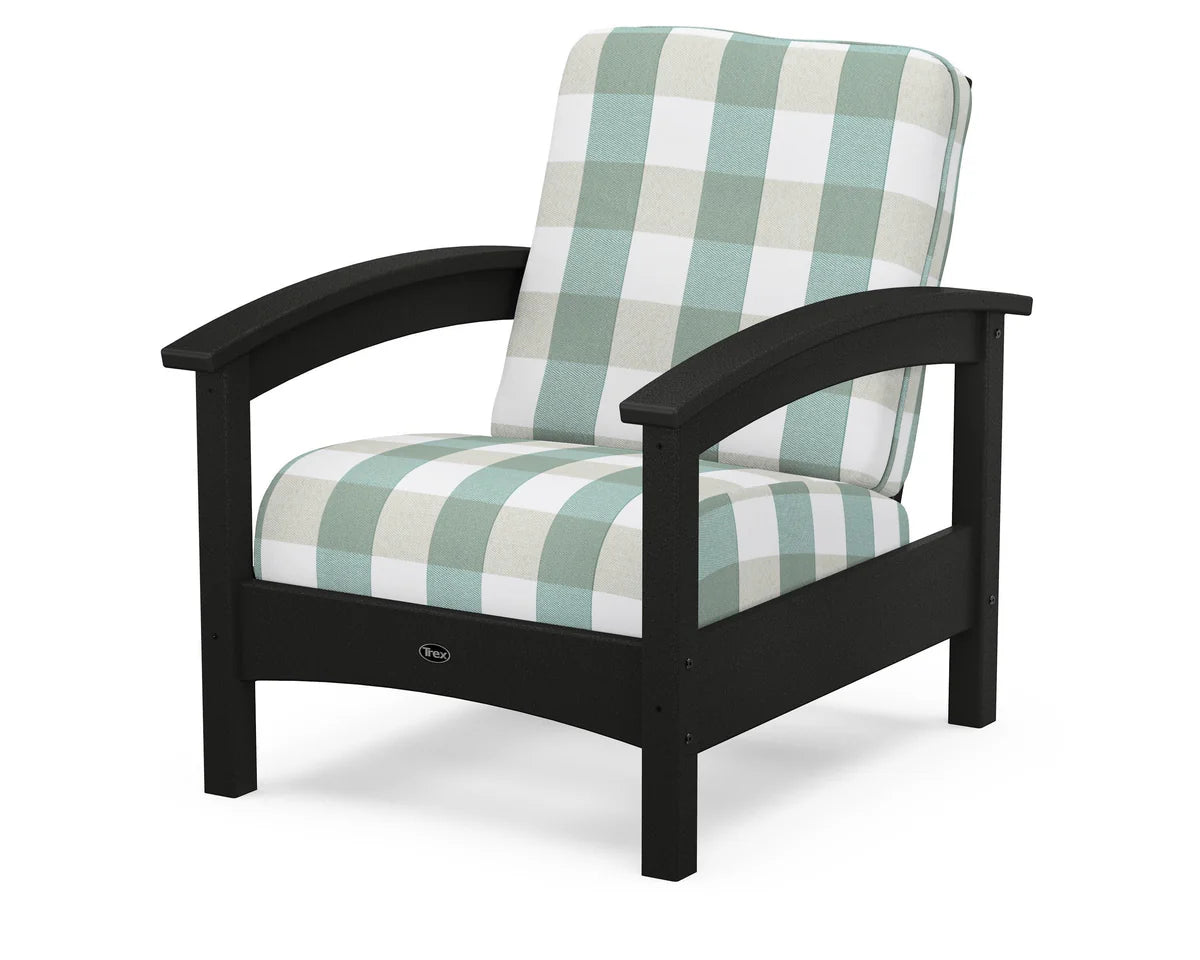 Rockport Club Chair, Charcoal Black