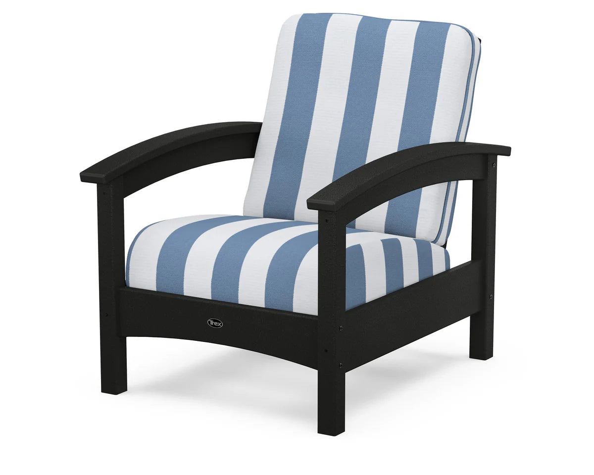 Rockport Club Chair, Charcoal Black