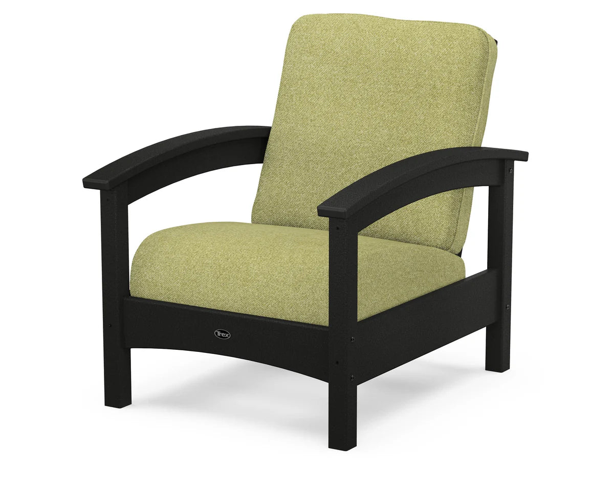 Rockport Club Chair, Charcoal Black