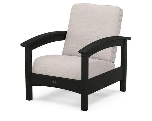 Rockport Club Chair, Charcoal Black