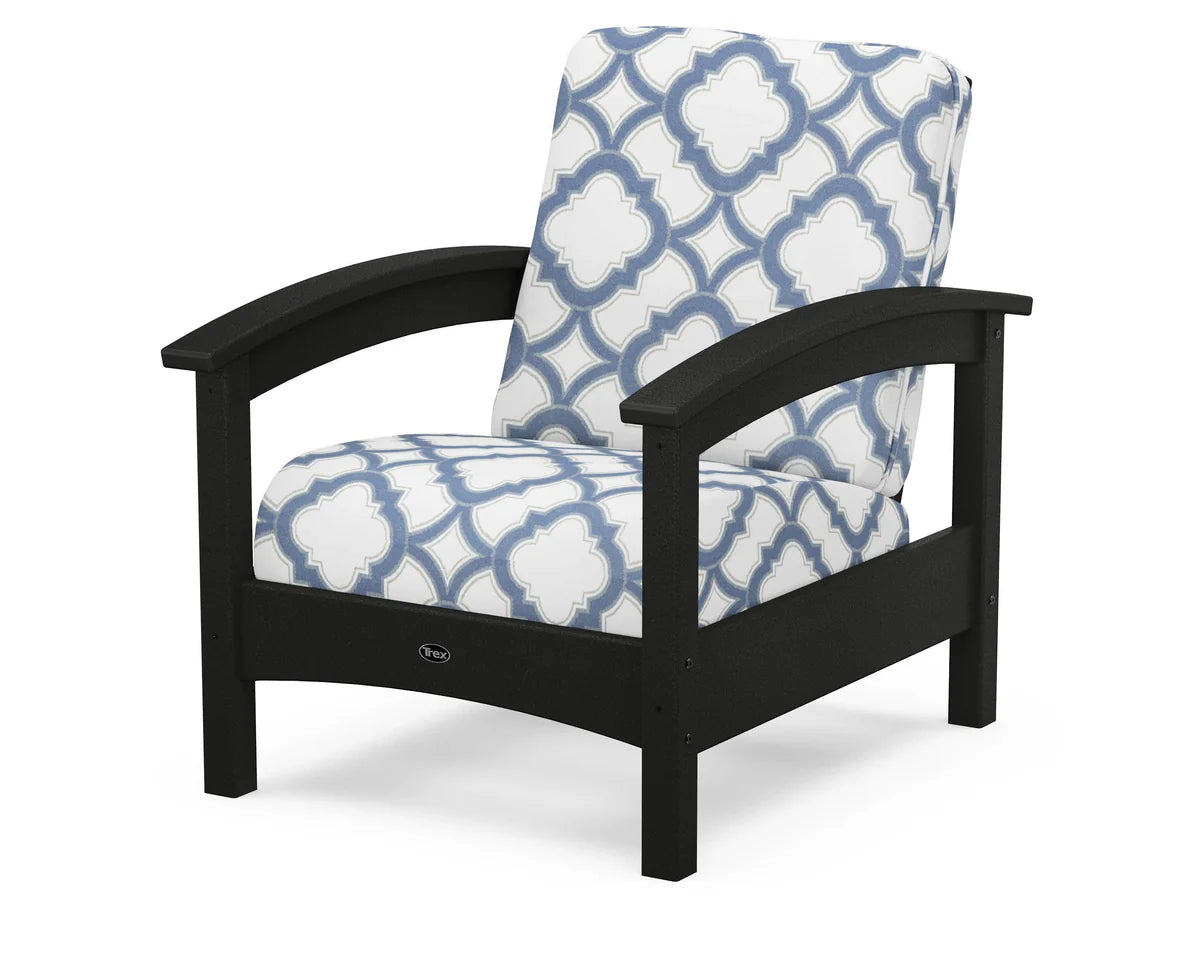 Rockport Club Chair, Charcoal Black