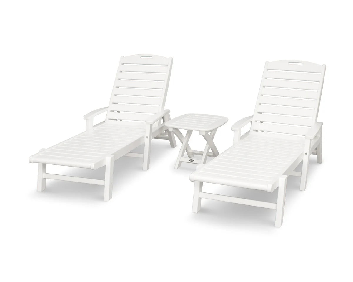 Yacht Club 3-Piece Chaise Set