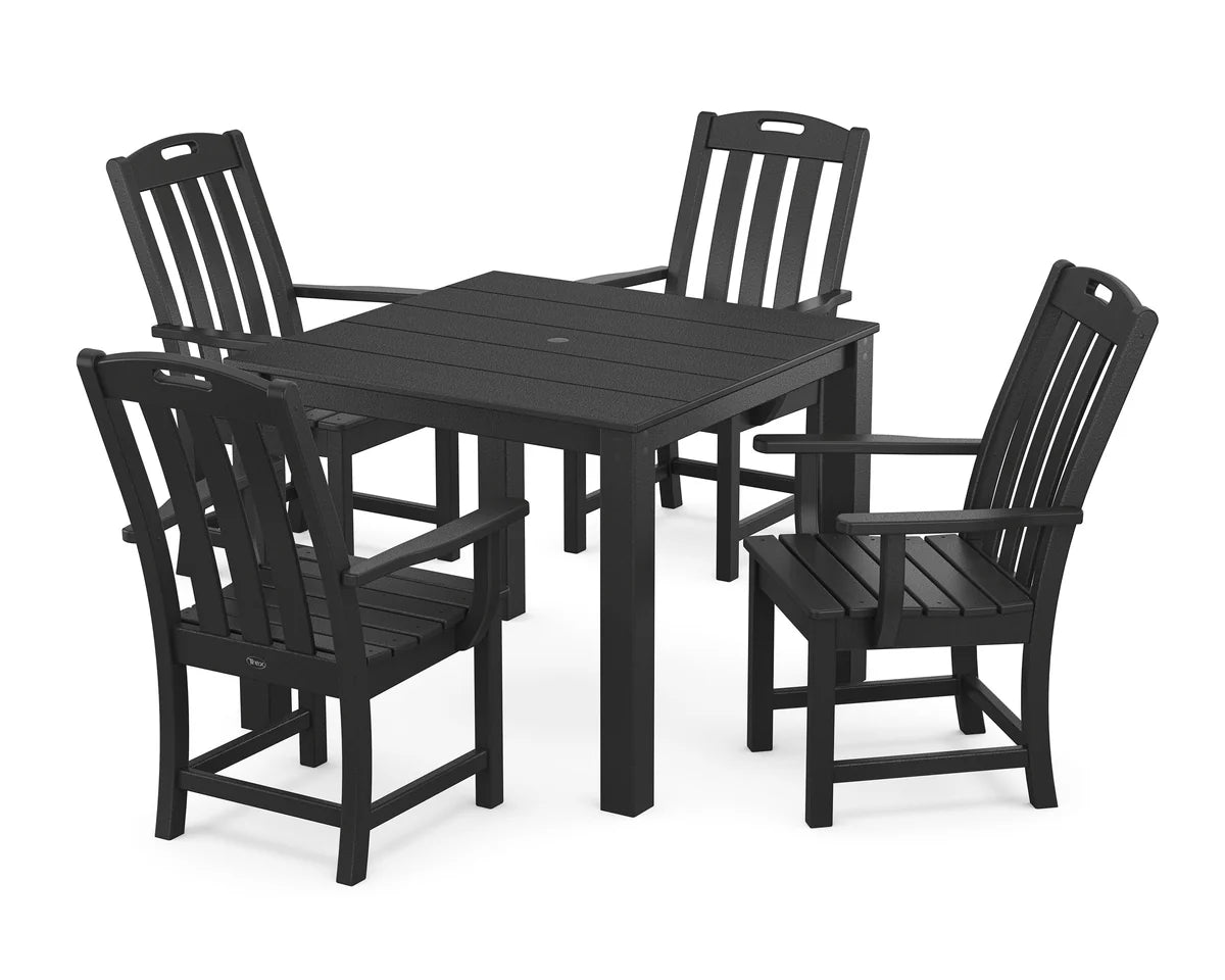 Yacht Club 5-Piece Parsons Dining Set
