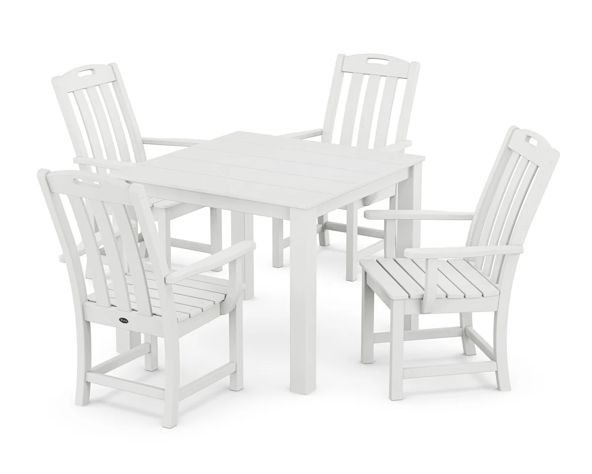 Yacht Club 5-Piece Parsons Dining Set