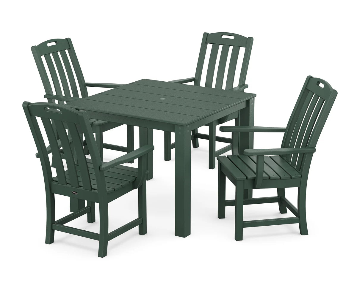 Yacht Club 5-Piece Parsons Dining Set
