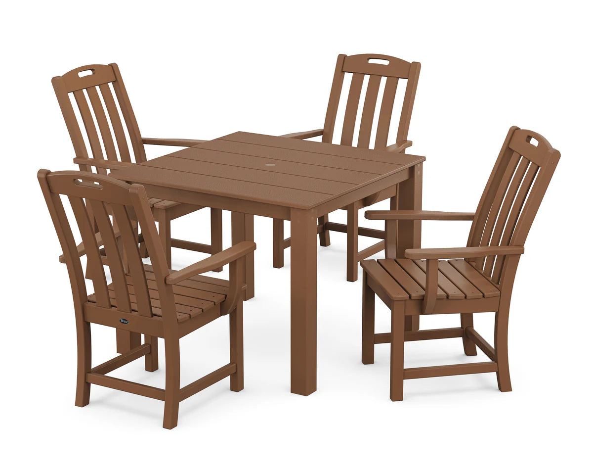 Yacht Club 5-Piece Parsons Dining Set