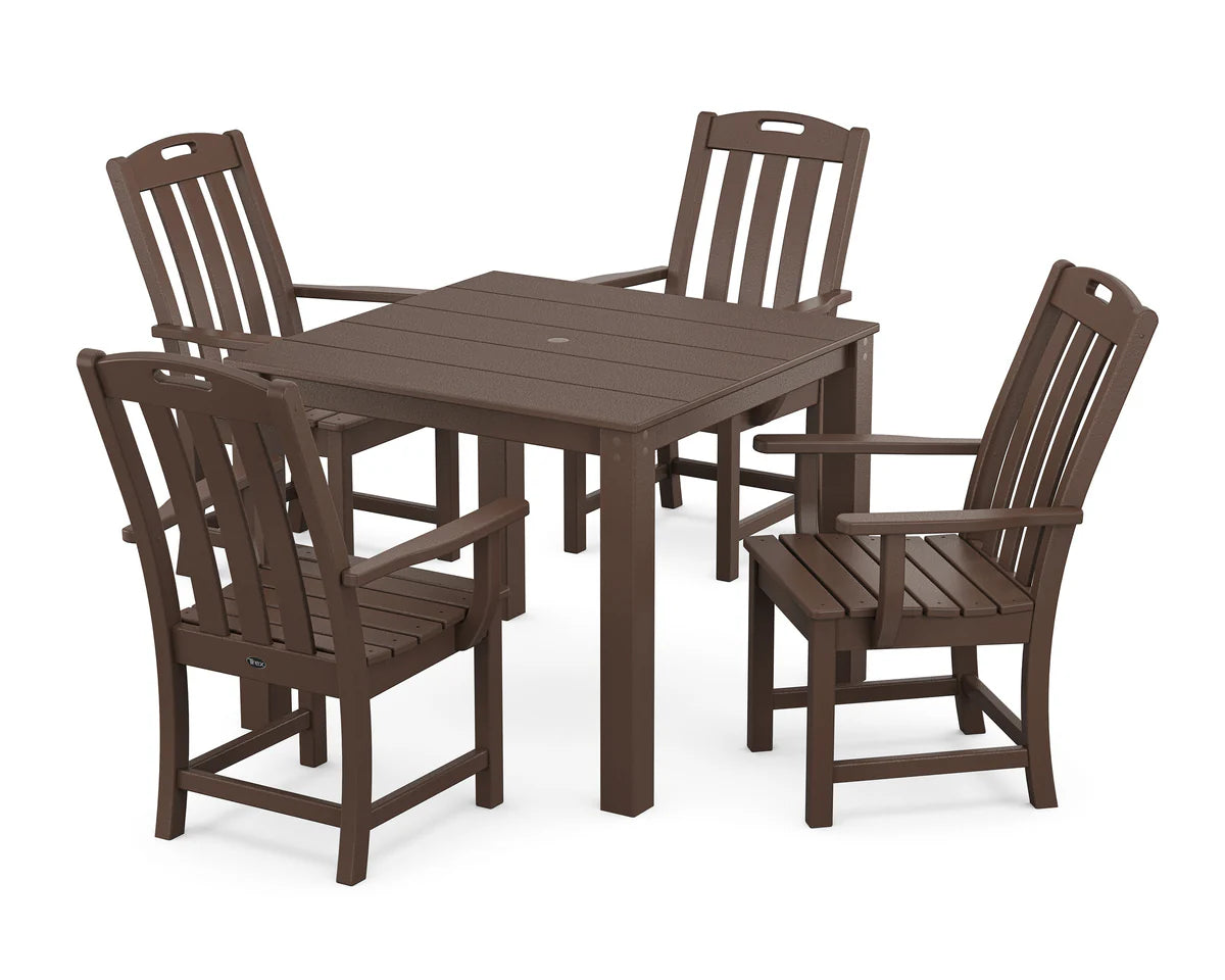 Yacht Club 5-Piece Parsons Dining Set