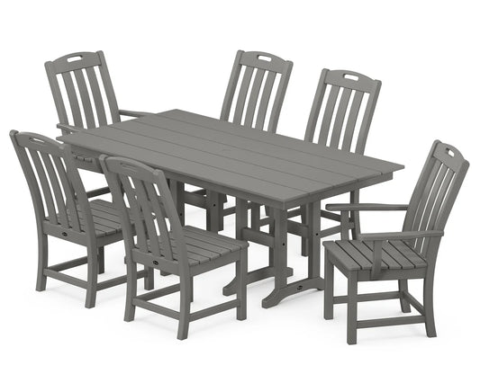 Yacht Club 7-Piece Farmhouse Dining Set