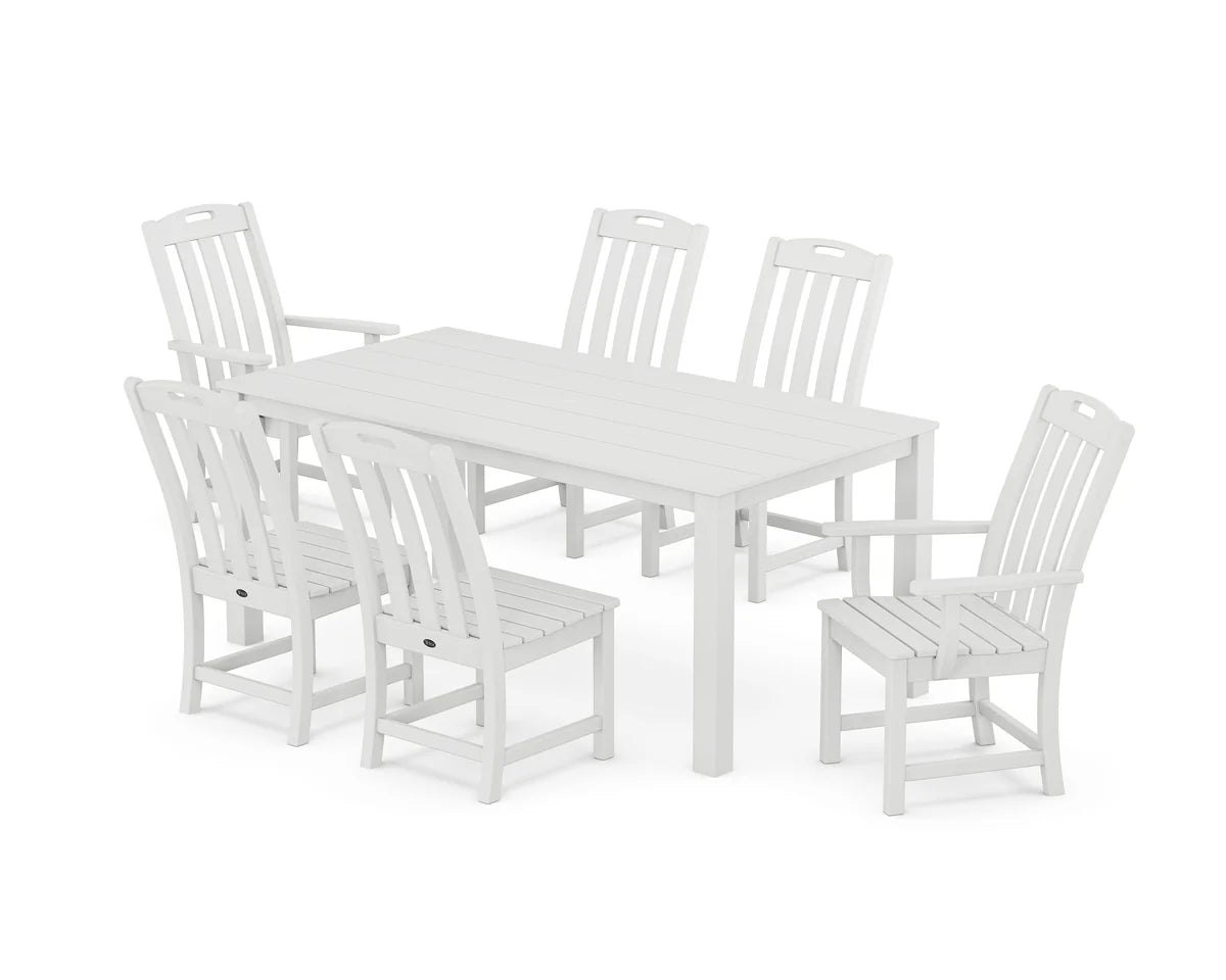 Yacht Club 7-Piece Parsons Dining Set