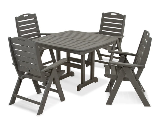 Yacht Club Highback 5-Piece Dining Set