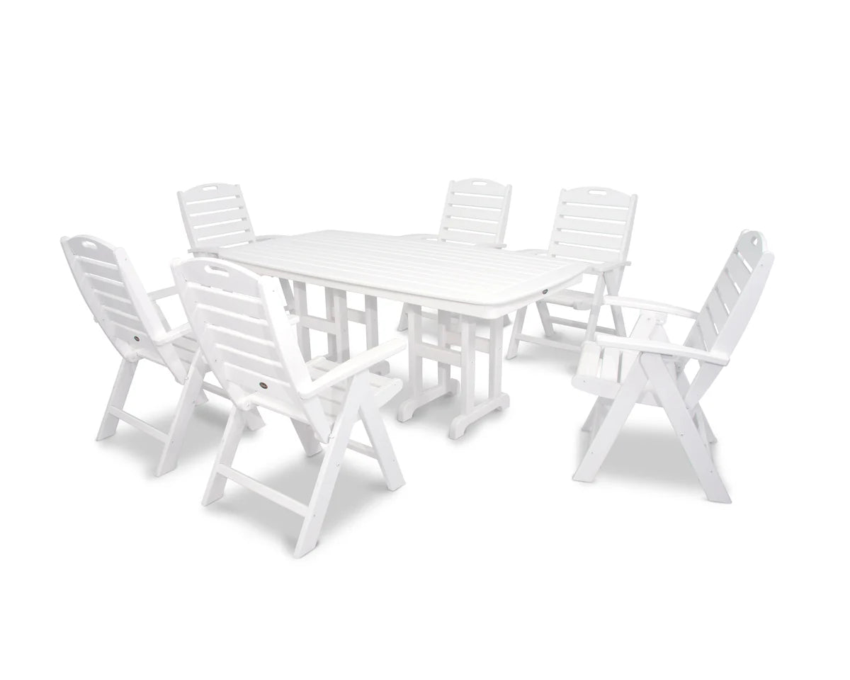 Yacht Club Highback 7-Piece Dining Set