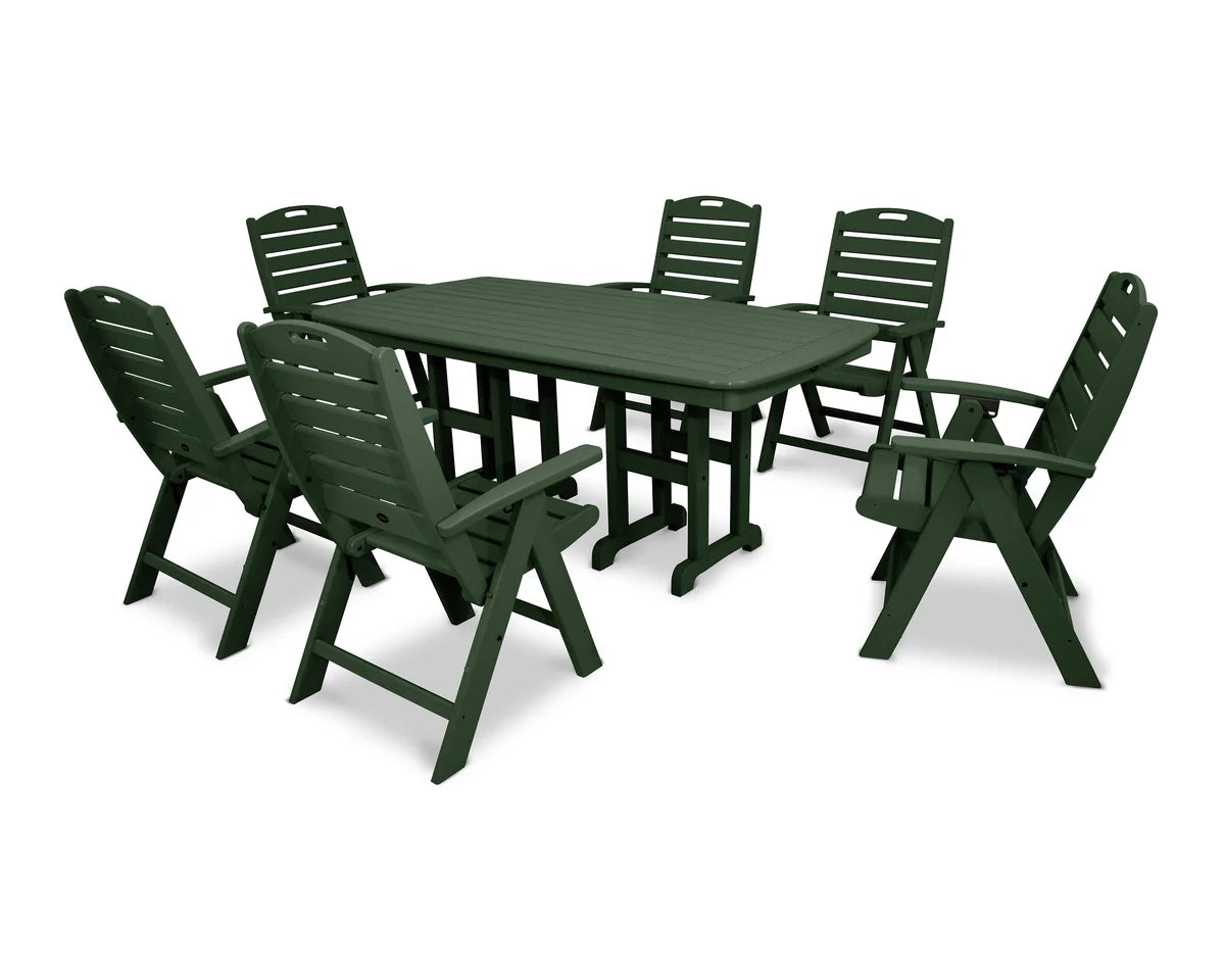 Yacht Club Highback 7-Piece Dining Set