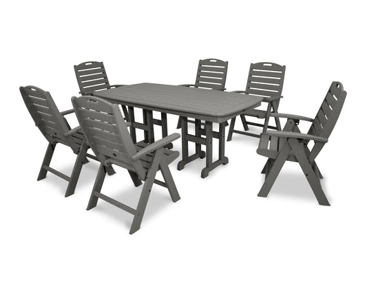 Yacht Club Highback 7-Piece Dining Set