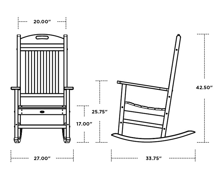 Yacht Club Rocking Chair